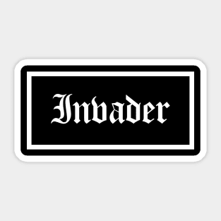 Invader Sticker